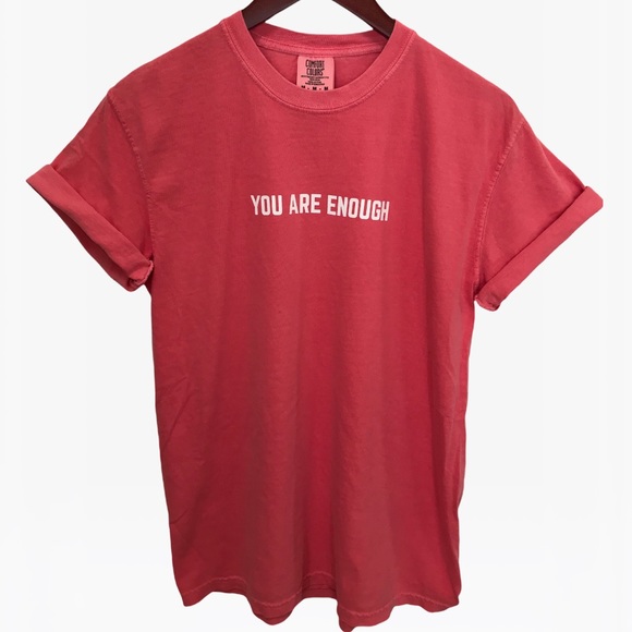 YOU ARE ENOUGH Unisex Adult 100% Cotton T-Shirts - Various - Picture 12 of 16